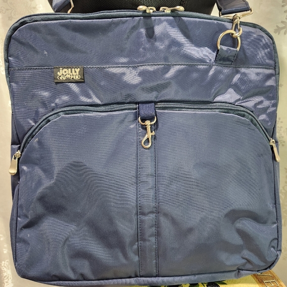 Jolly Jumper Cross-body Mommy Tote Bag Stroller Diaper Bag with Pad - Picture 3 of 10